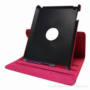 New Leather Case for iPad 2/3/4, Litchi Grain, We Provide OEM Service with 360° Rotating
